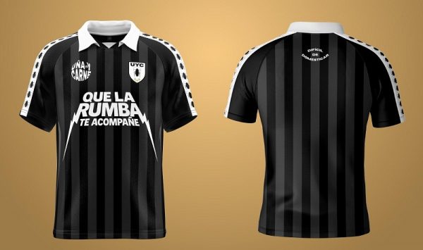 Camiseta Premium Negra Que la Rumba te acompañe